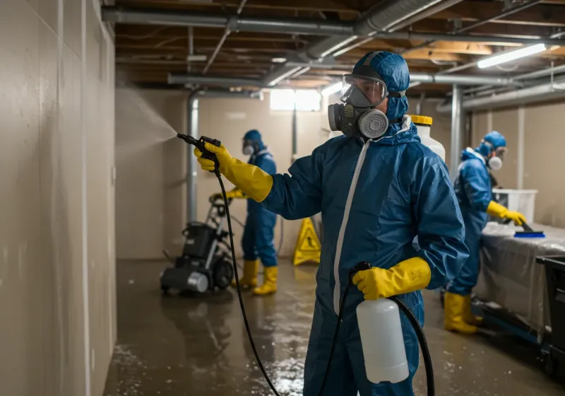 Basement Sanitization and Antimicrobial Treatment process in Otoe County, NE